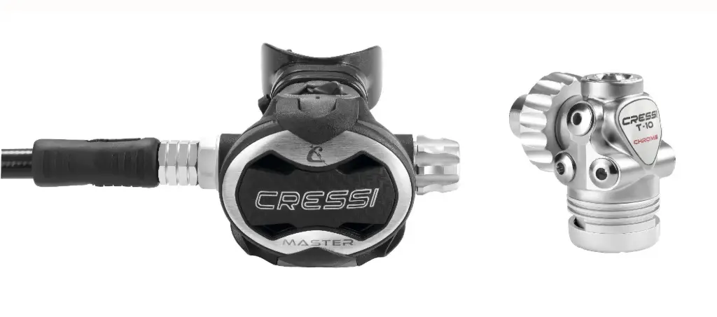 Cressi T10-SC Cromo con Master Cromo (DIN)