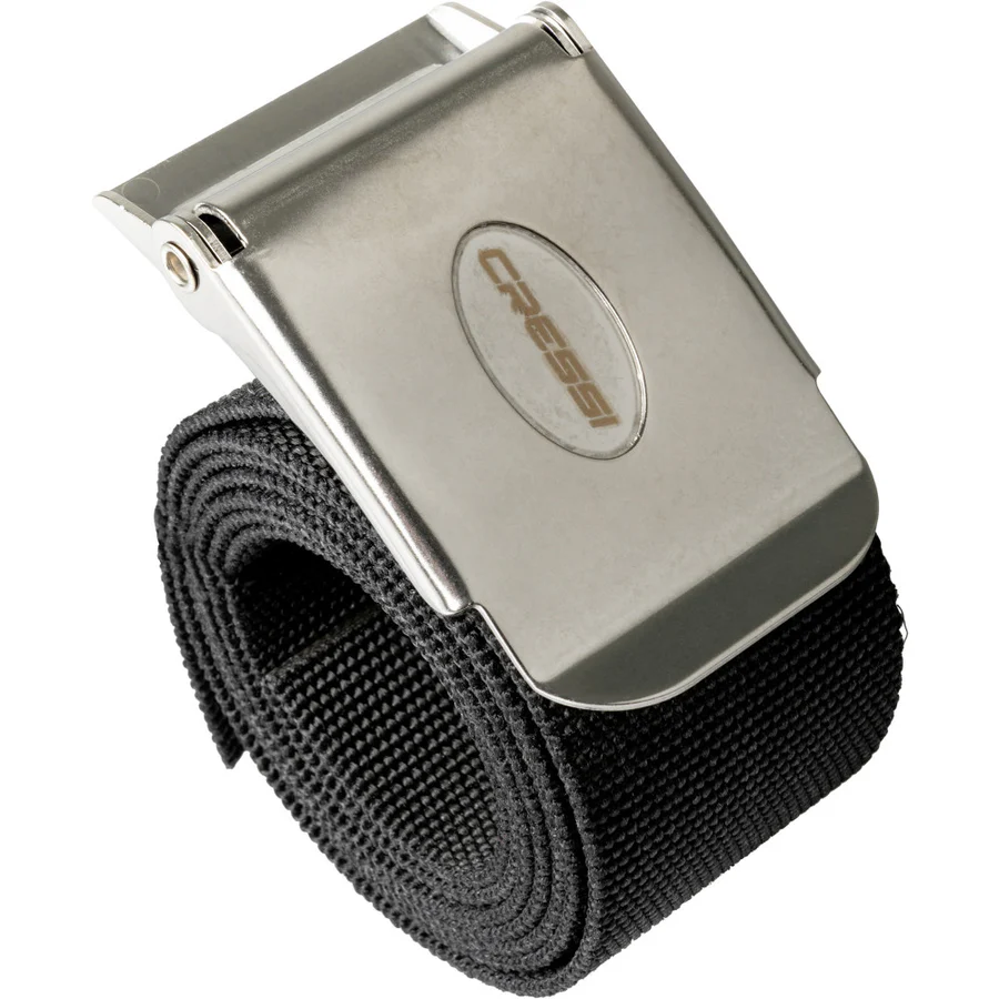 [UW100000] Cinturon con hebilla metalica Cressi Paros